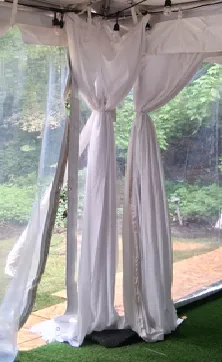 LEG DRAPES 10ft (LINEN)