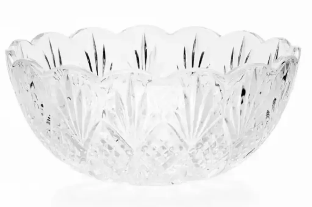 CRYSTAL SERVING BOWL