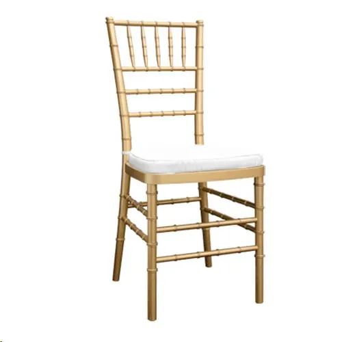 CHIAVARI CHAIR W/PAD - GOLD