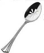 SILVER SLOTTED SERVING SPOON